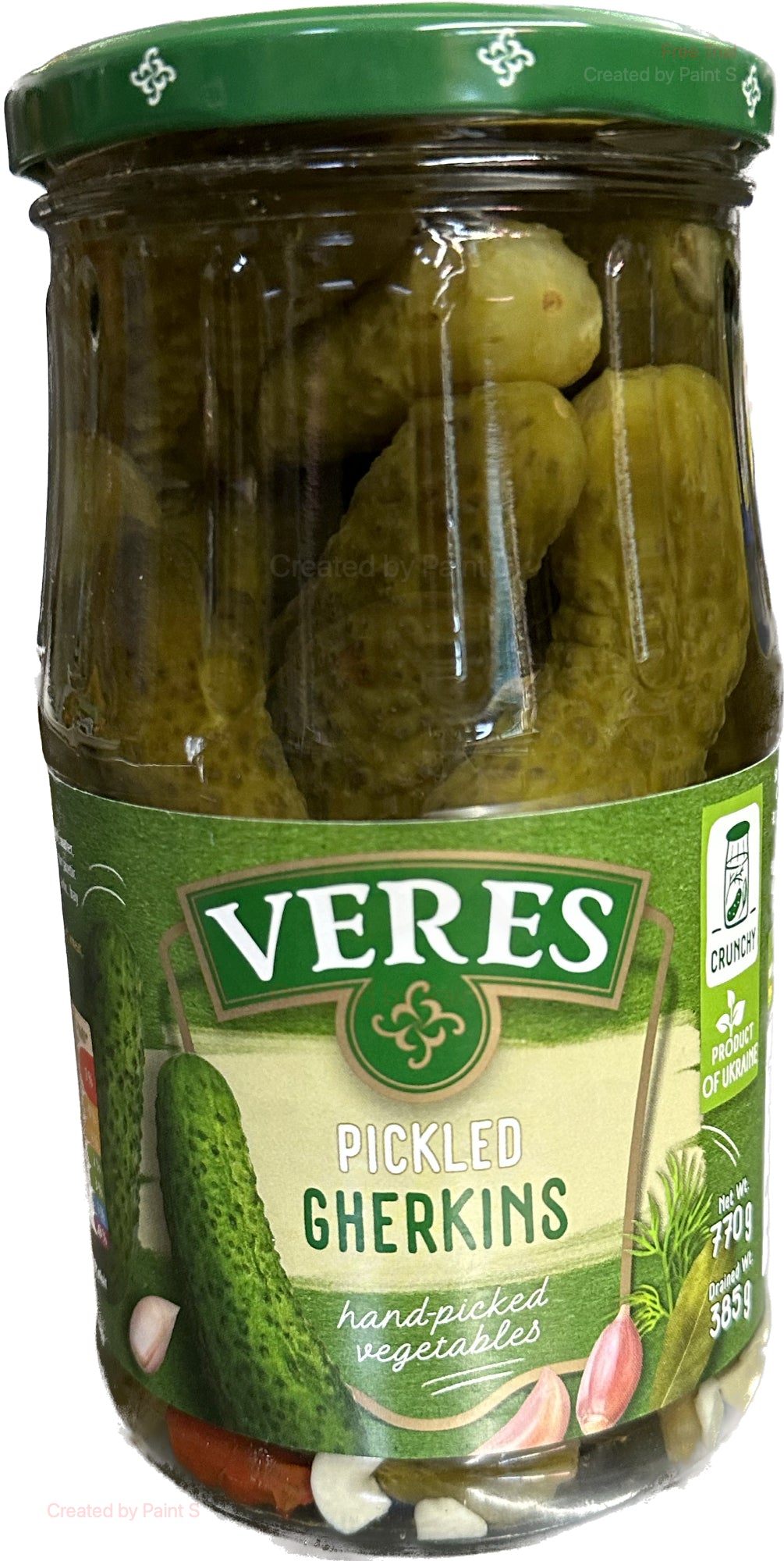 2542: VERES - PICKLED GHERKINS - 8/770G - $4.80