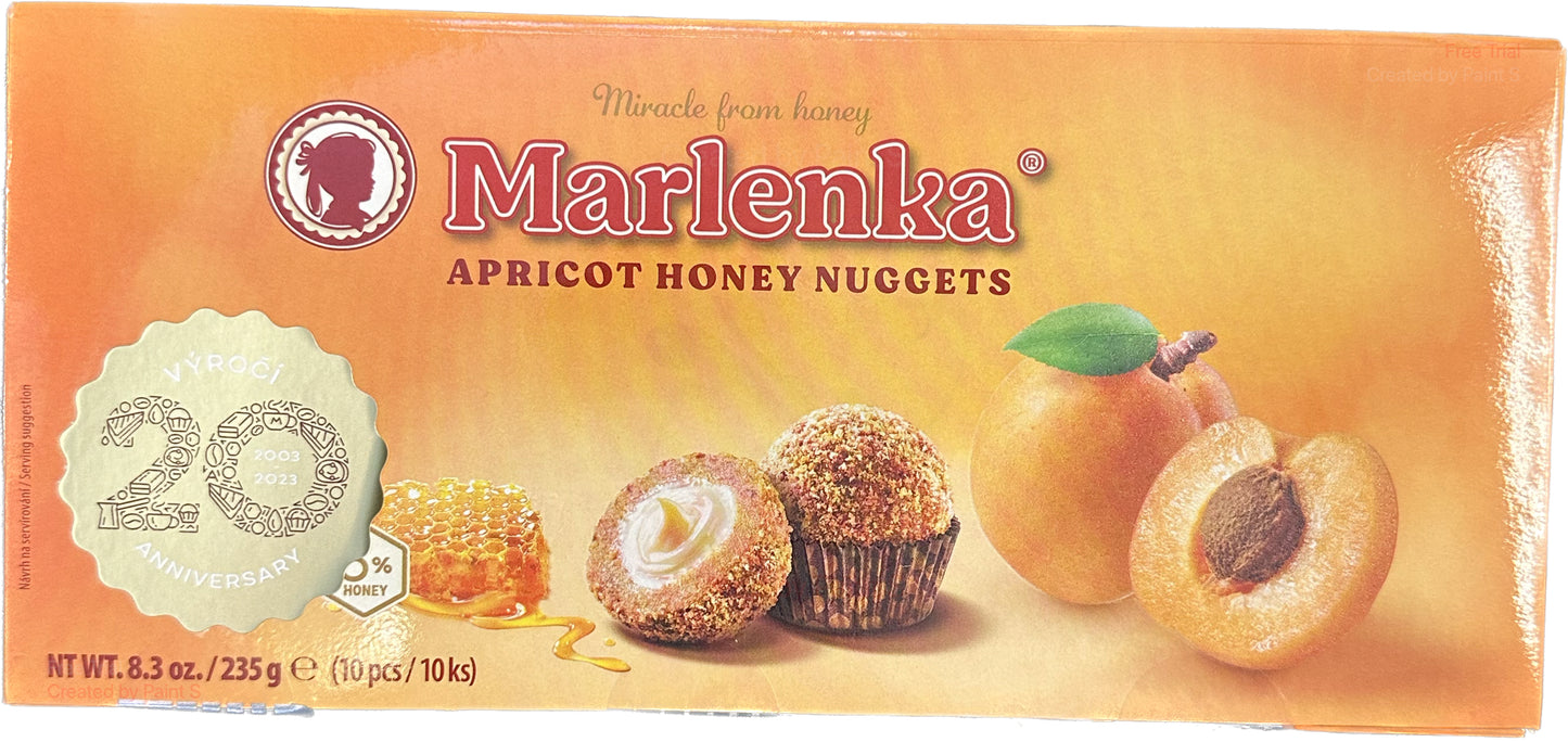 2585: MARLENKA APRICOT HONEY NUGGETS (Refrigerated) 12/235g $9.5