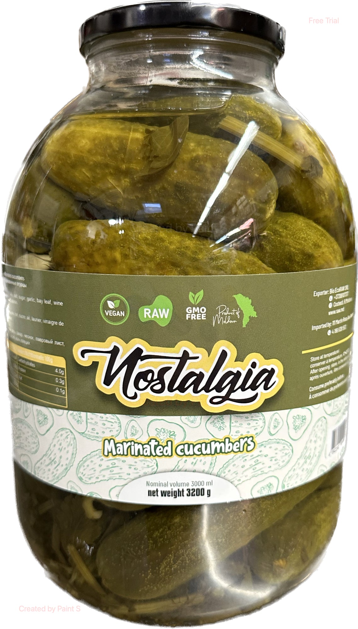 2592: Nostalgia Marinated Cucumbers 1/3.2kg $8.5