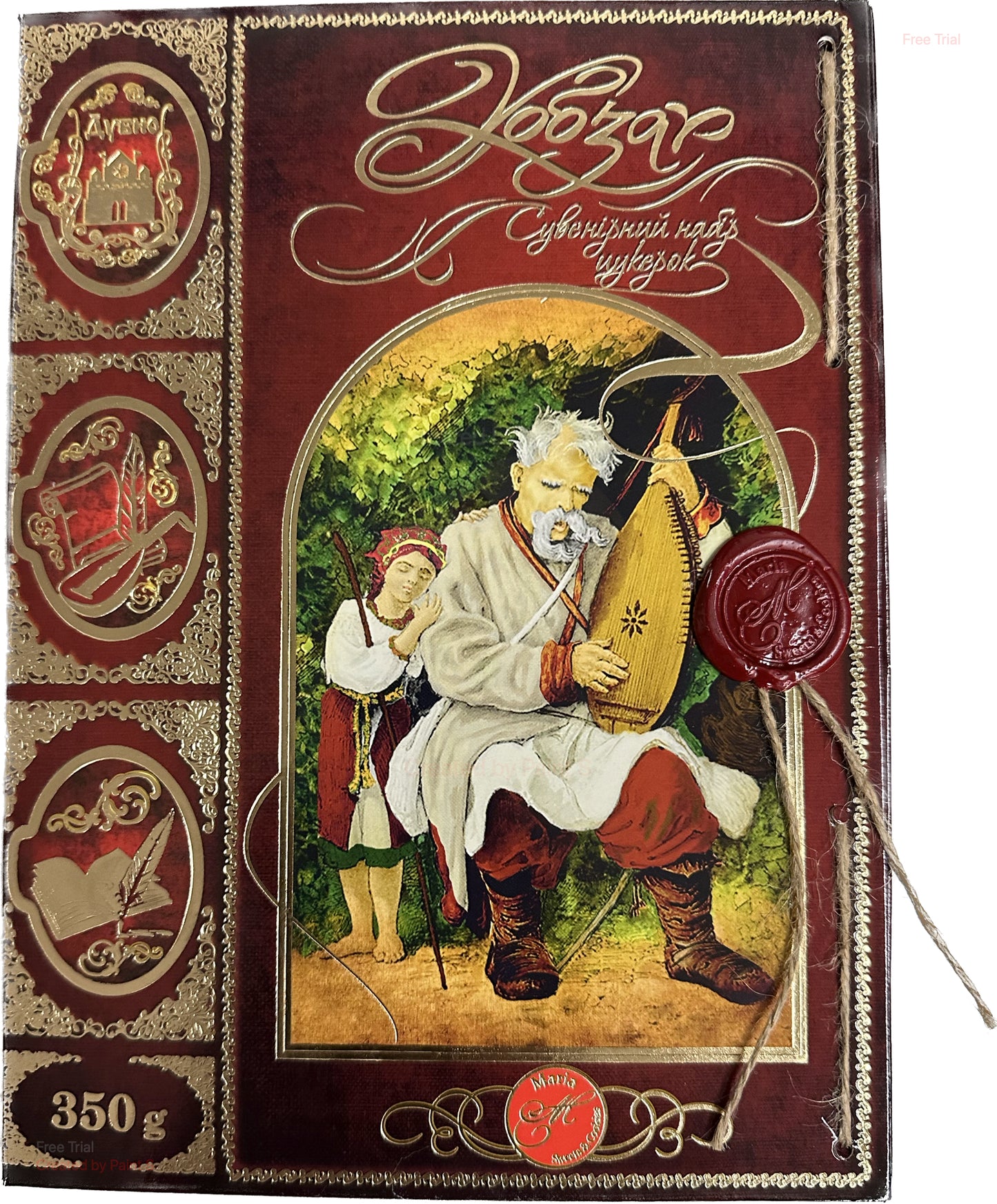 2605: "Kobzar" set of sweets 7/350g $8.50