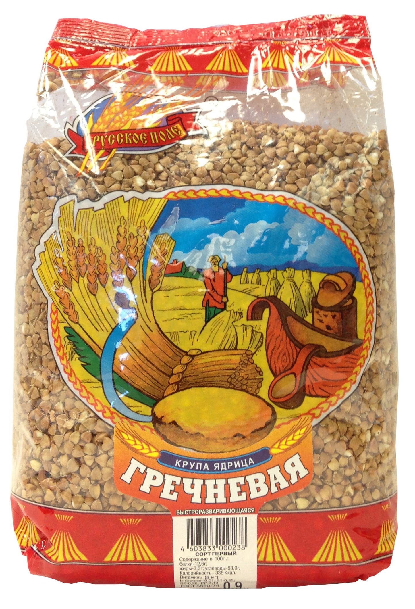 1082: RUSSIAN FIELD BUCKWHEAT -12/900GR. - $4.2