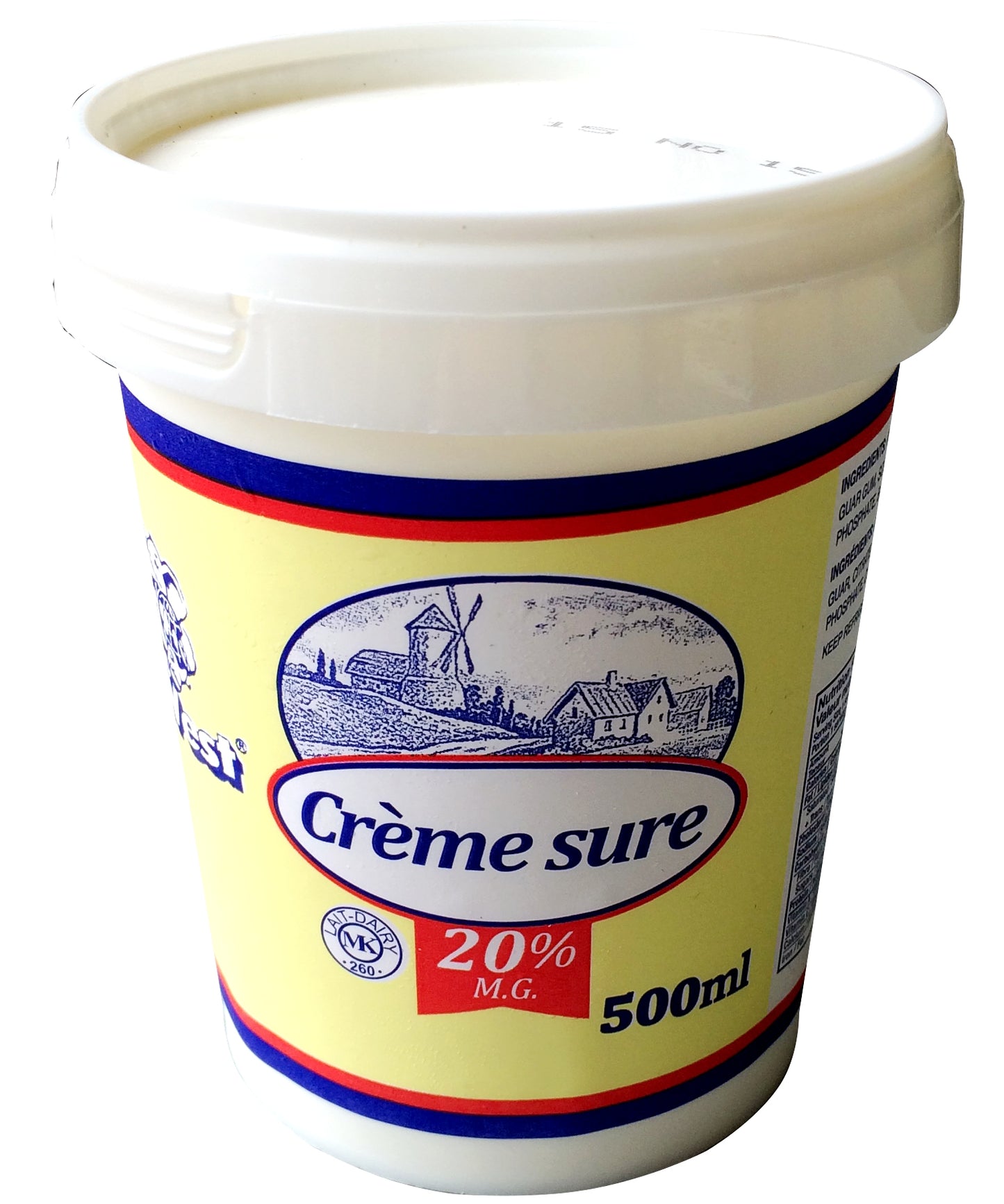 SOUR CREAM 20% - 12/500ml - $2.76