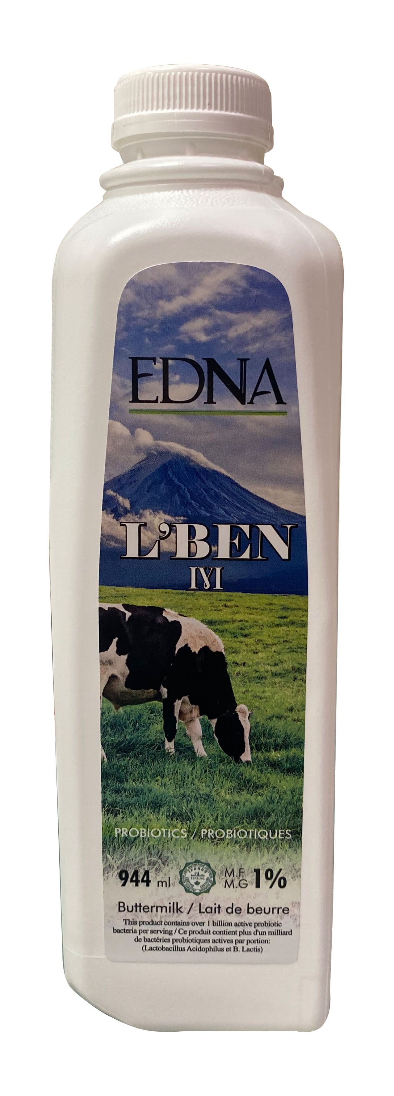 EDNA BUTTERMILK 1% - 12/944ML - $3.20