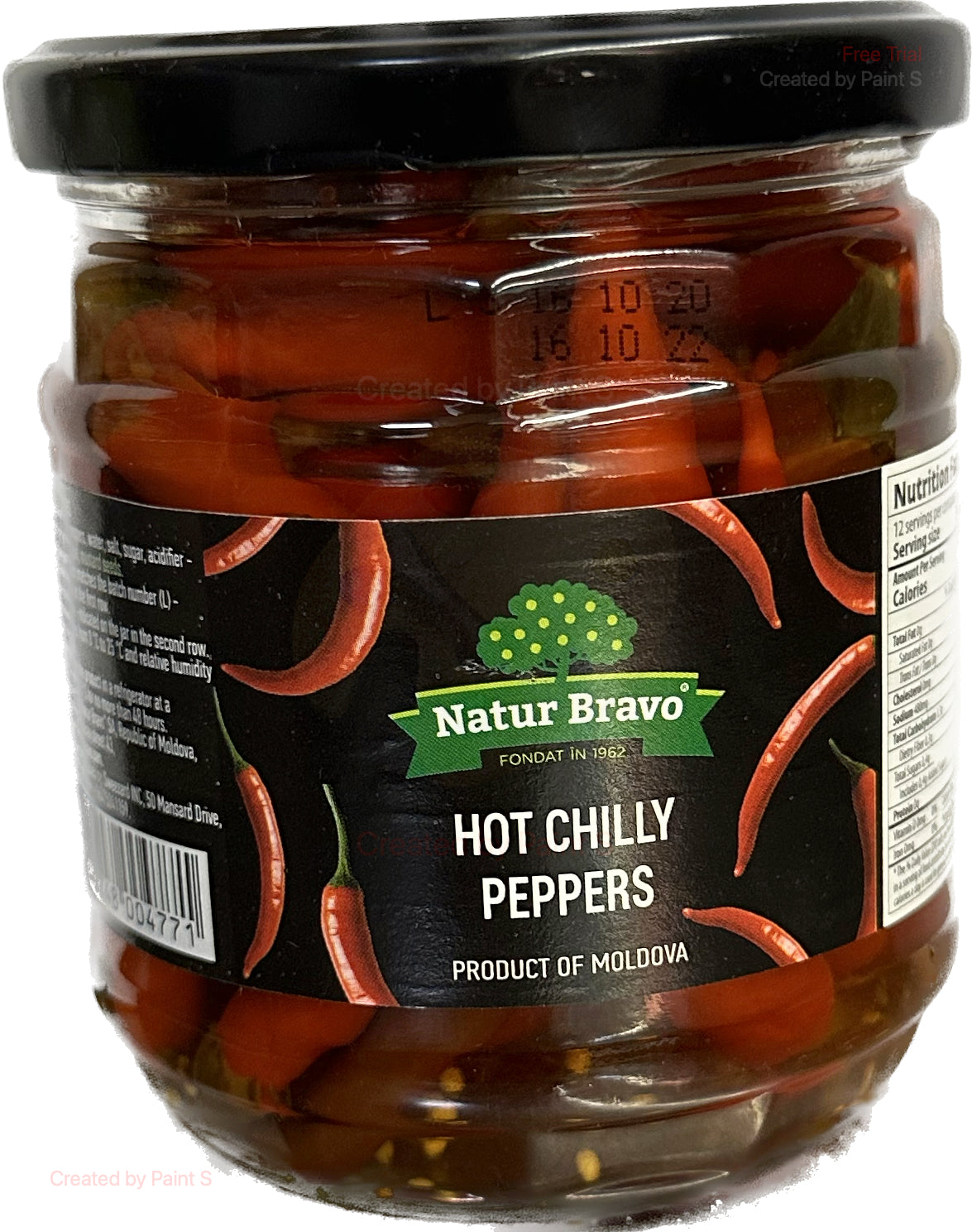 2508: NATUR BRAVO - HOT CHILLY PEPPERS - $1.9 - 6/370ml