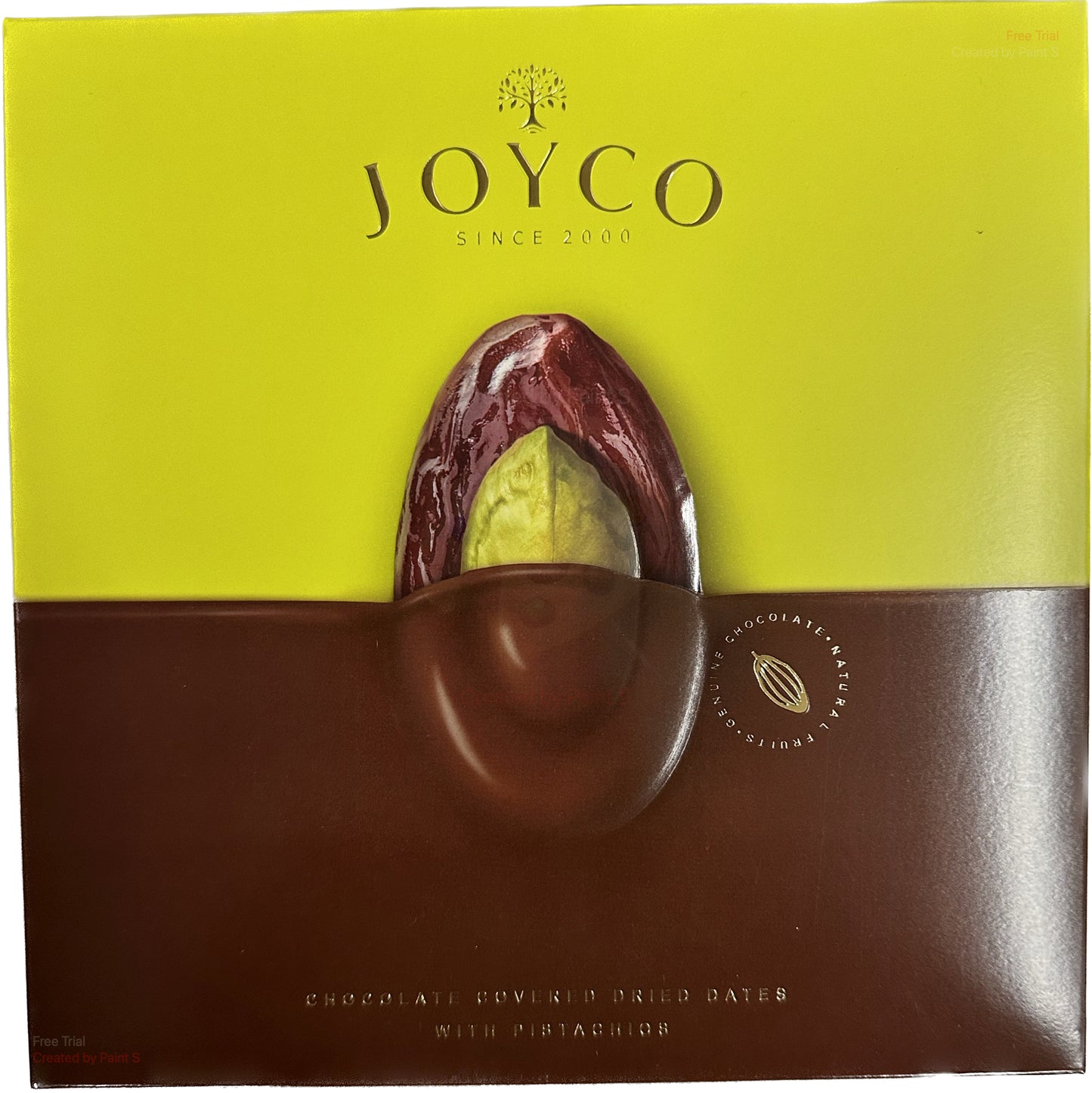 2538: CHOCOLATE COVERED DATES WITH PISTACHIO - 8/190G $7