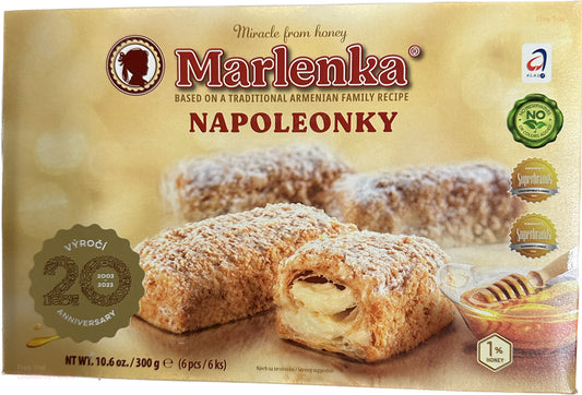 2578: MARLENKA NAPOLEONKY (Refrigerated) 6/300g $9.50