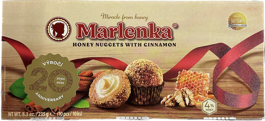 2583: MARLENKA HONEY NUGGETS WITH CINNAMON (Refrigerated) 12/235g $9.5
