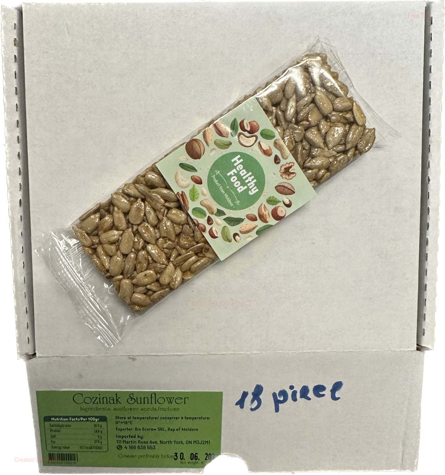 2587: Cozinak Sunflower 18/40g $0.9