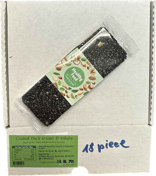 2588: Cozinak Black sesame, walnuts 18/40g $0.9