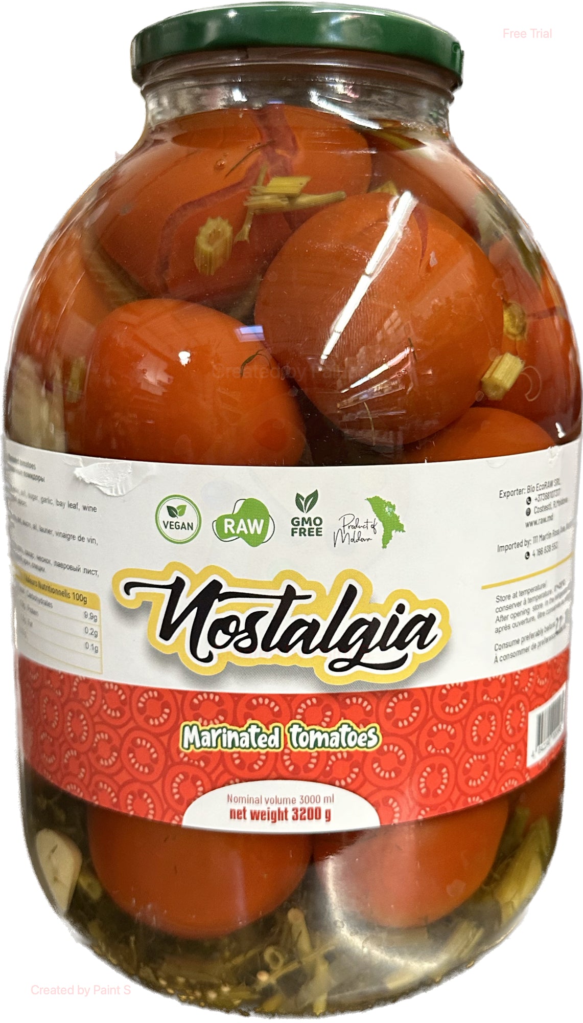 2593: Nostalgia Marinated Tomatoes 1/3.2kg $8