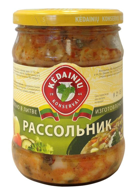 1024: KU SOUP RASSOLNIK  - 10/480GR. - $2.50