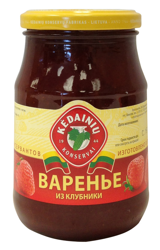 1091: KU -STRAWBERRY PRESERVES 10/430ML - $4.00