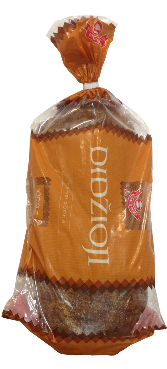 1112: RYE BREAD DARK, WHITE/DIDZIOJI - 3/1KG - $3.50