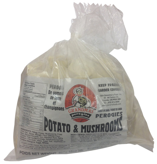 1177: GRANDMAS POTATO MUSHROOM PEROGIES - 14/908G - $6.50