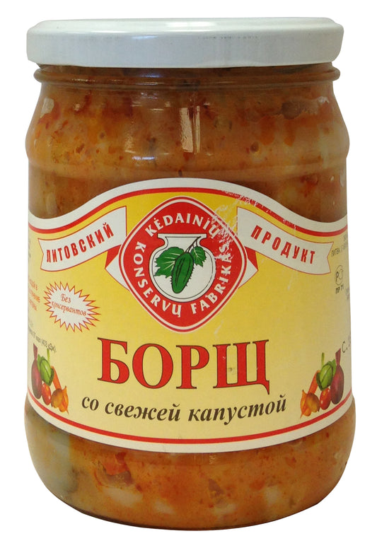 1190: KU SOUP BORSCHT  - 10/480GR. - $2.50