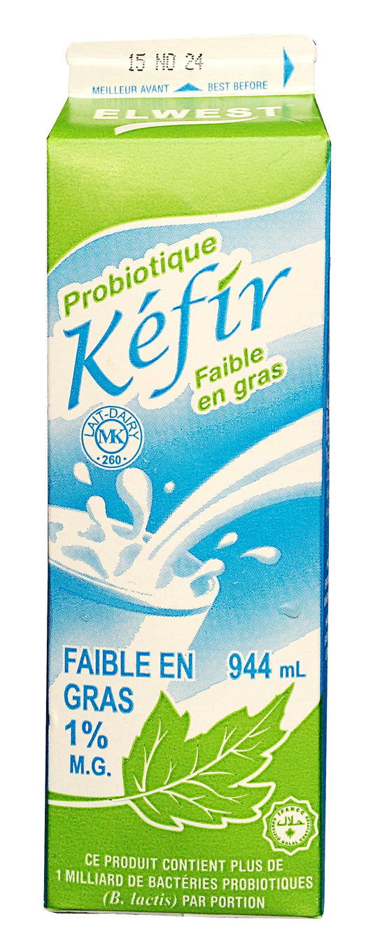 El West Kefir Low Fat 1 %  SOLD BY PC - 12/944ML - $2.62