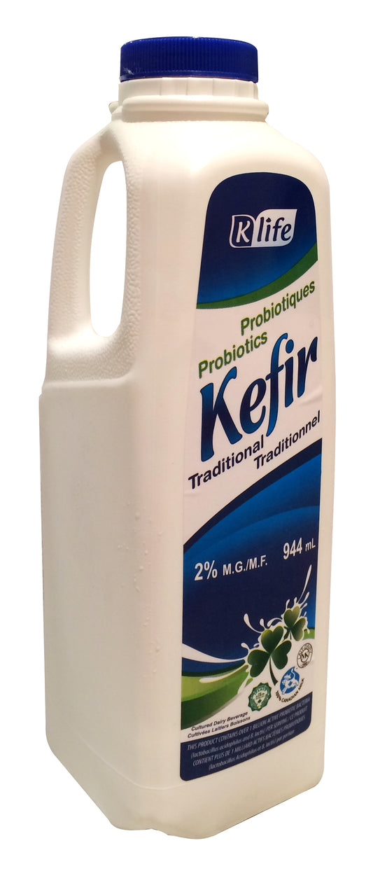K.LIFE KEFIR TRADITIONAL 2% - SOLD BY PC - 12/944ML - $2.99