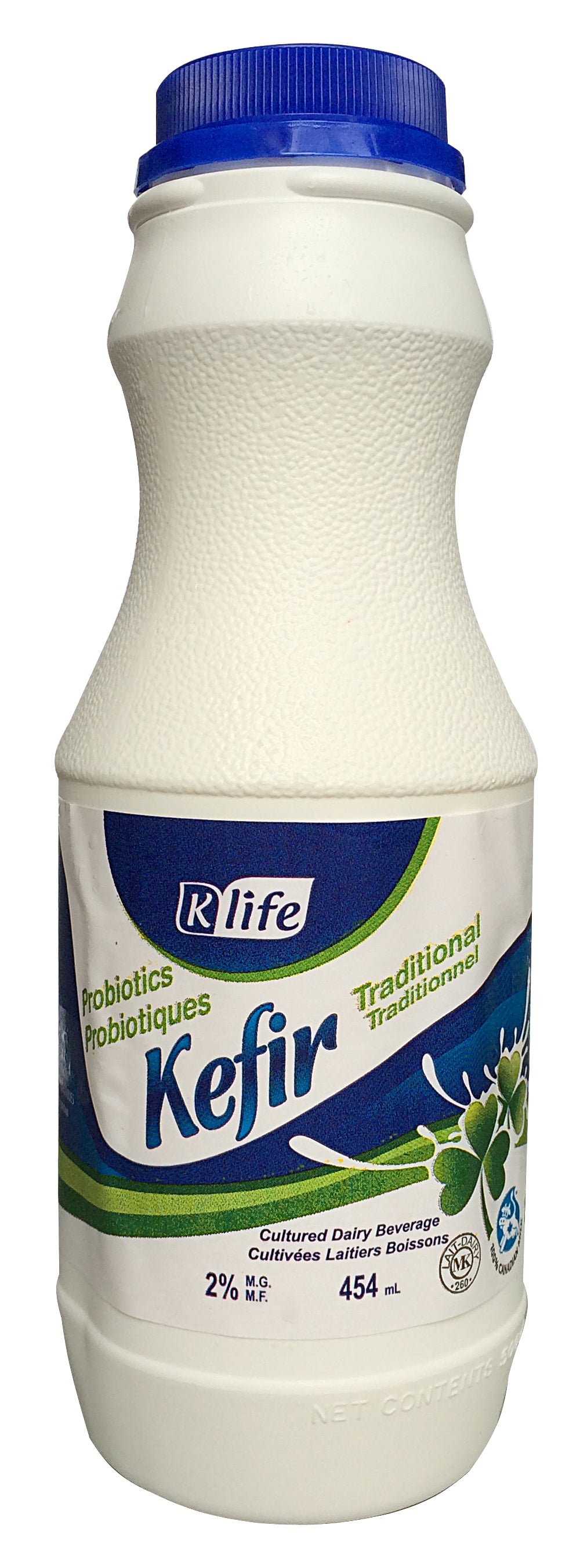 K.LIFE KEFIR TRADITIONAL  2 %  - SOLD BY PC - 12/454ML - $1.65