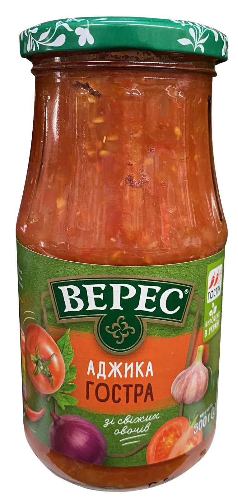 2114: VERES -ADJIKA HOT - 12/500ML - $2.40