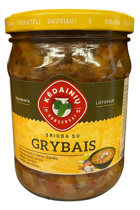 KU - Soup Grybais- $2.65 - 10/480ml