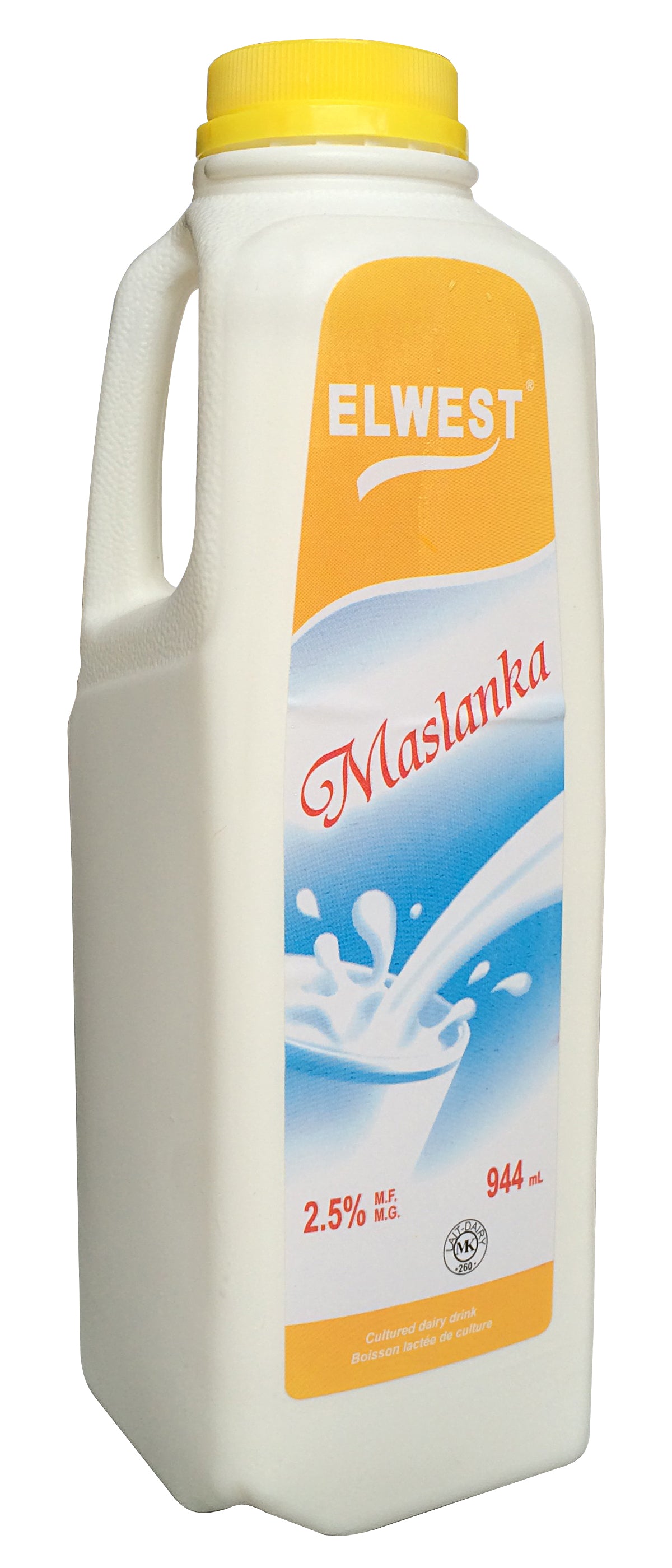 EL WEST KEFIR MASLYANKA 2.5%  SOLD BY PC - 12/944ML - $2.62