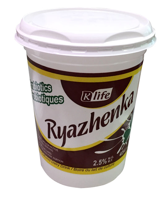 K.Life Traditional Ryazenka Tub SOLD BY PC - 12/454ML - $1.65