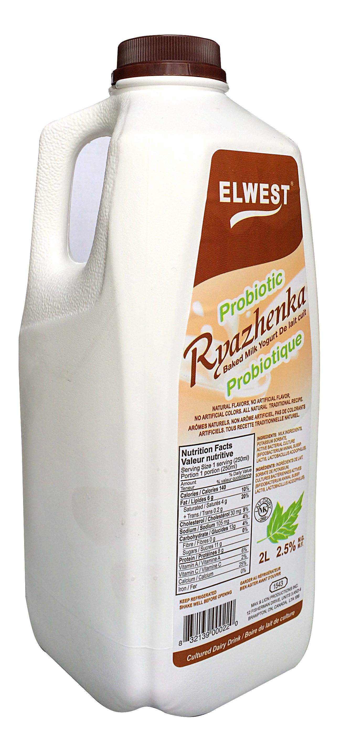 K.LIFE RYAZHENKA 2L.  SOLD BY PC - 9/2L - $5.49
