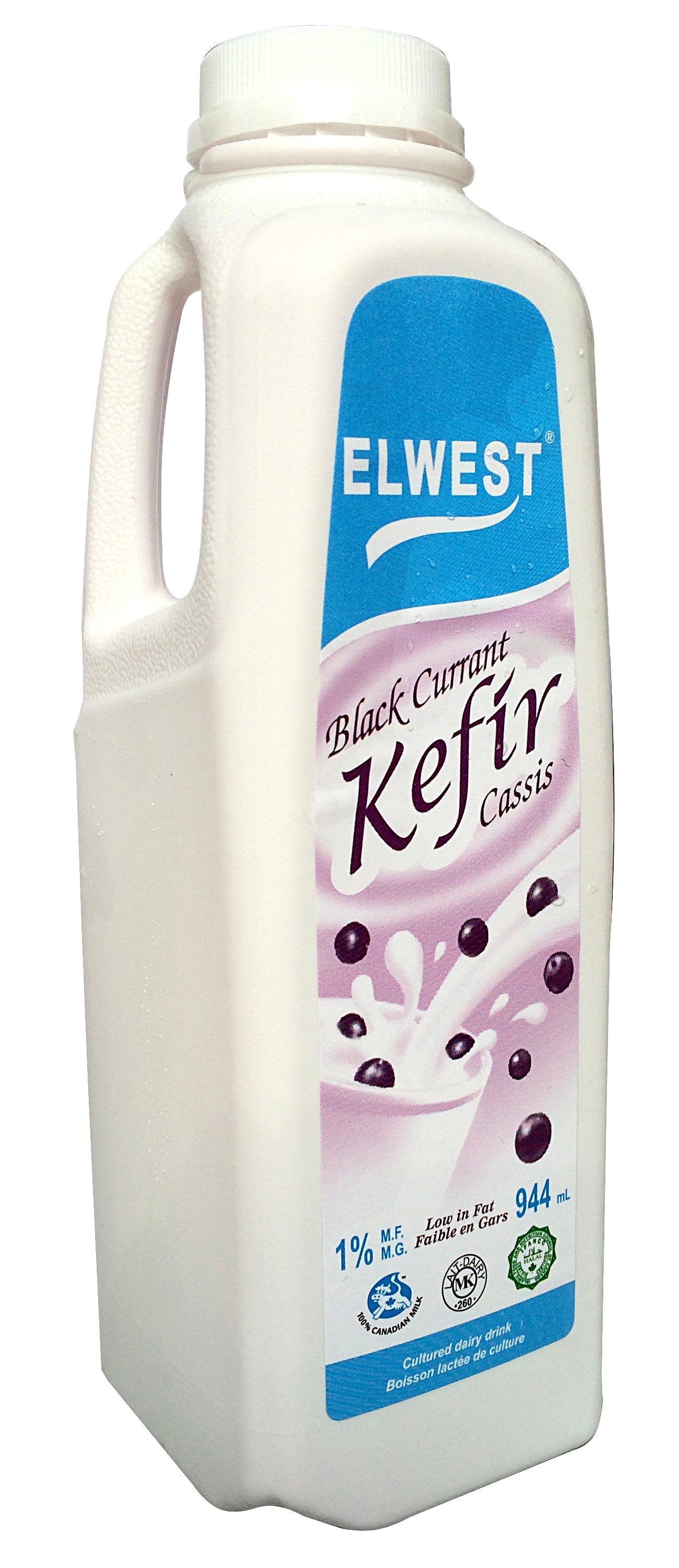 EL WEST KEFIR BLACK CURRANT  SOLD BY PC - 12/944ML - $2.62