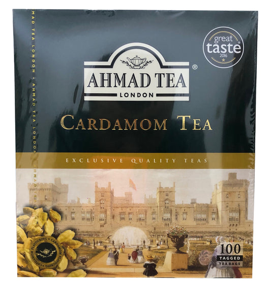 200075: AHMAD TEA BAGS - CARDAMON TEA 100pc  -24/200G - $5.7