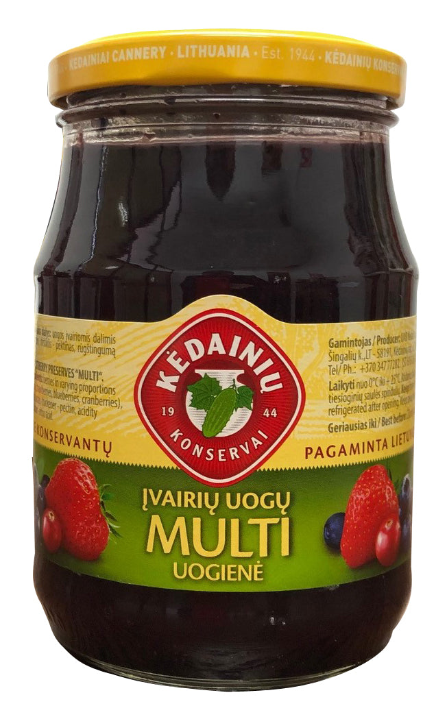 200064: KEDAINU - MULTI FRUIT JAM - 10/540ML - $2.90